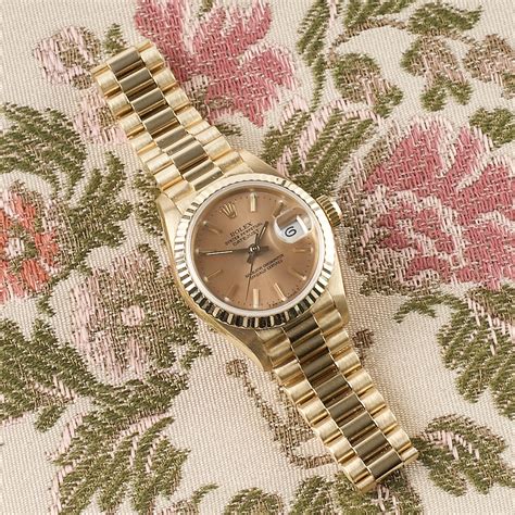 classic dames wit-gouden horloge rolex|Rolex Lady.